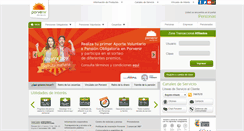 Desktop Screenshot of porvenir.com.co